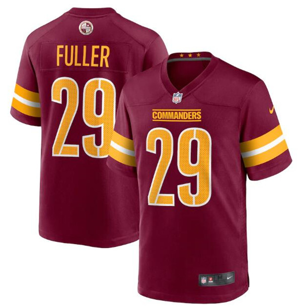 Washington Commanders #29 Kendall Fuller 2022 Burgundy Game Stitched Jersey - Zenithce