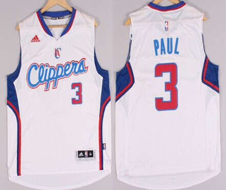 Los Angeles Clippers #3 Chris Paul Revolution 30 Swingman 2014 New White Jersey - Zenithce