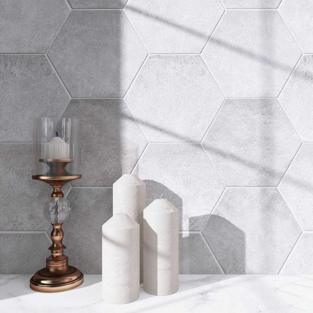 MOLOVO Dakota Hexagon 7.87 in. x 9.45 in. Matte Porcelain Floor and Wall Tile - Zenithce