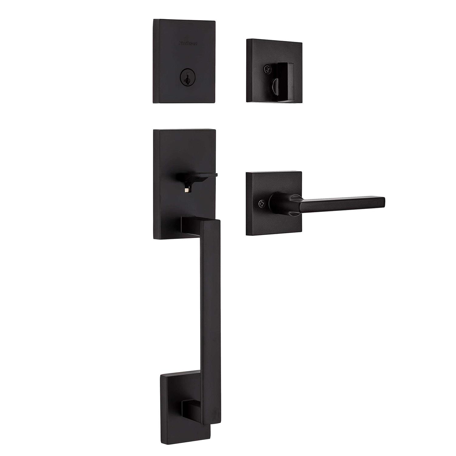 Kwikset 973HFLSQF-514 Dummy Interior Halifax Lever Trim with Square Full Escutcheon - Zenithce