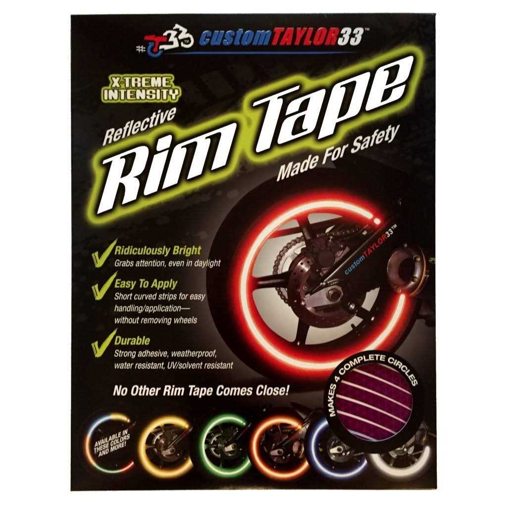 Customtaylor33 High Intensity Grade Reflective Copyrighted Safety Rim Tapes - Zenithce