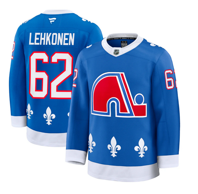 Colorado Avalanche #62 Artturi Lehkonen Blue 2025 Alternate Stitched Jersey - Zenithce