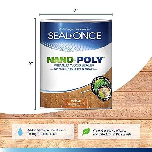 Seal-Once Nano+Poly Wood Sealer - Zenithce