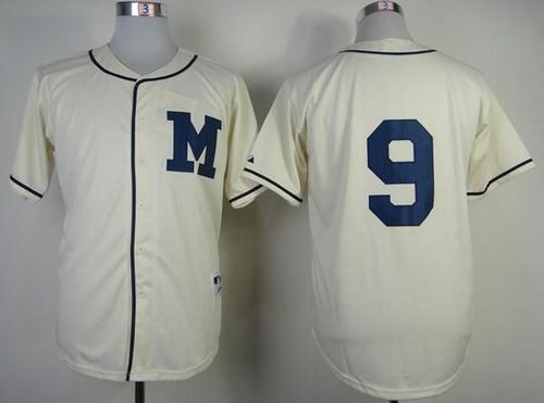 Brewers #9 Jean Segura Cream 1913 Turn Back The Clock Stitched Jersey - Zenithce