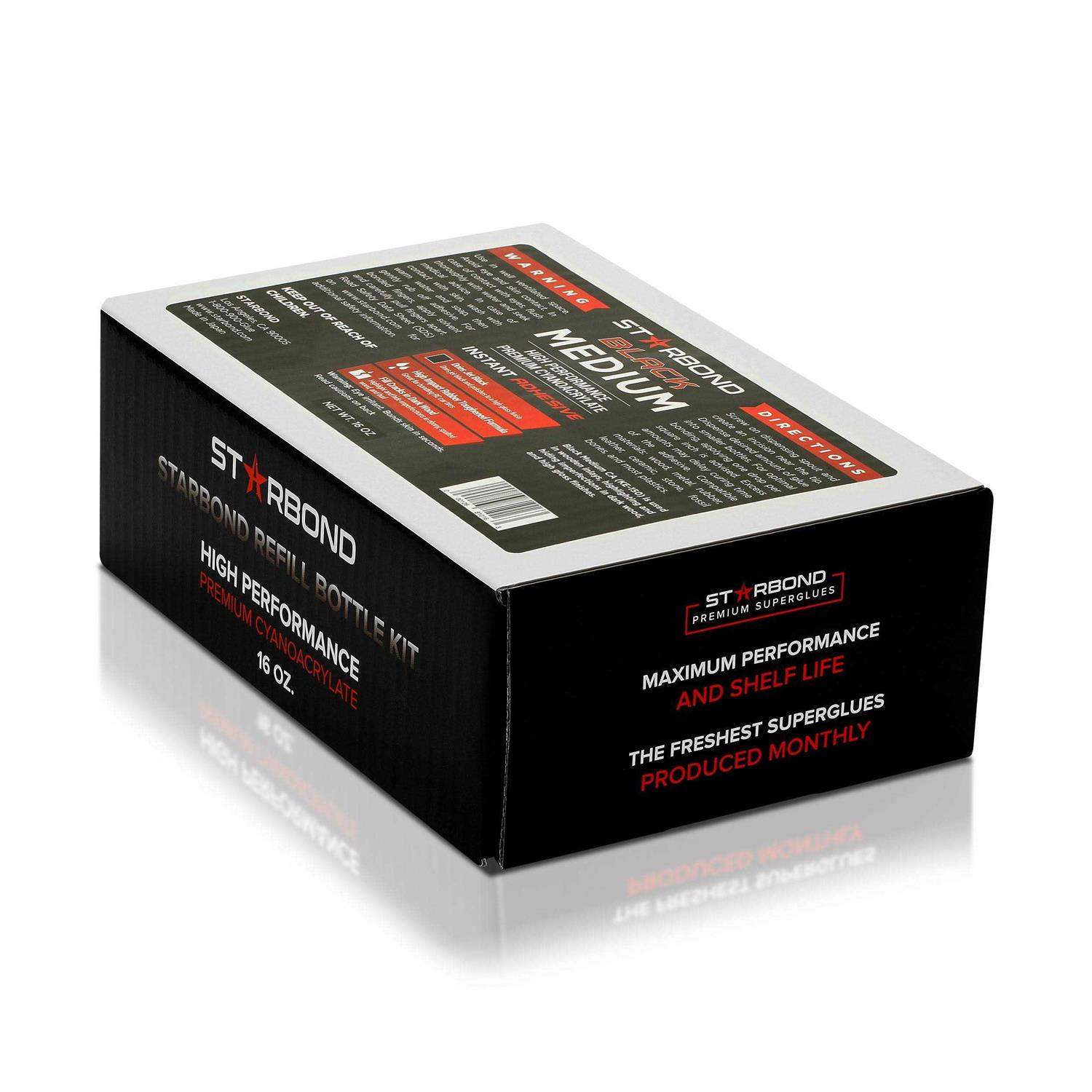 Starbond Black Medium CA Glue KE-150 - Zenithce