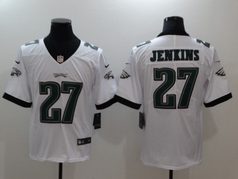Philadelphia Eagles #27 Malcolm Jenkins White Vapor Untouchable Limited Stitched Jersey - Zenithce