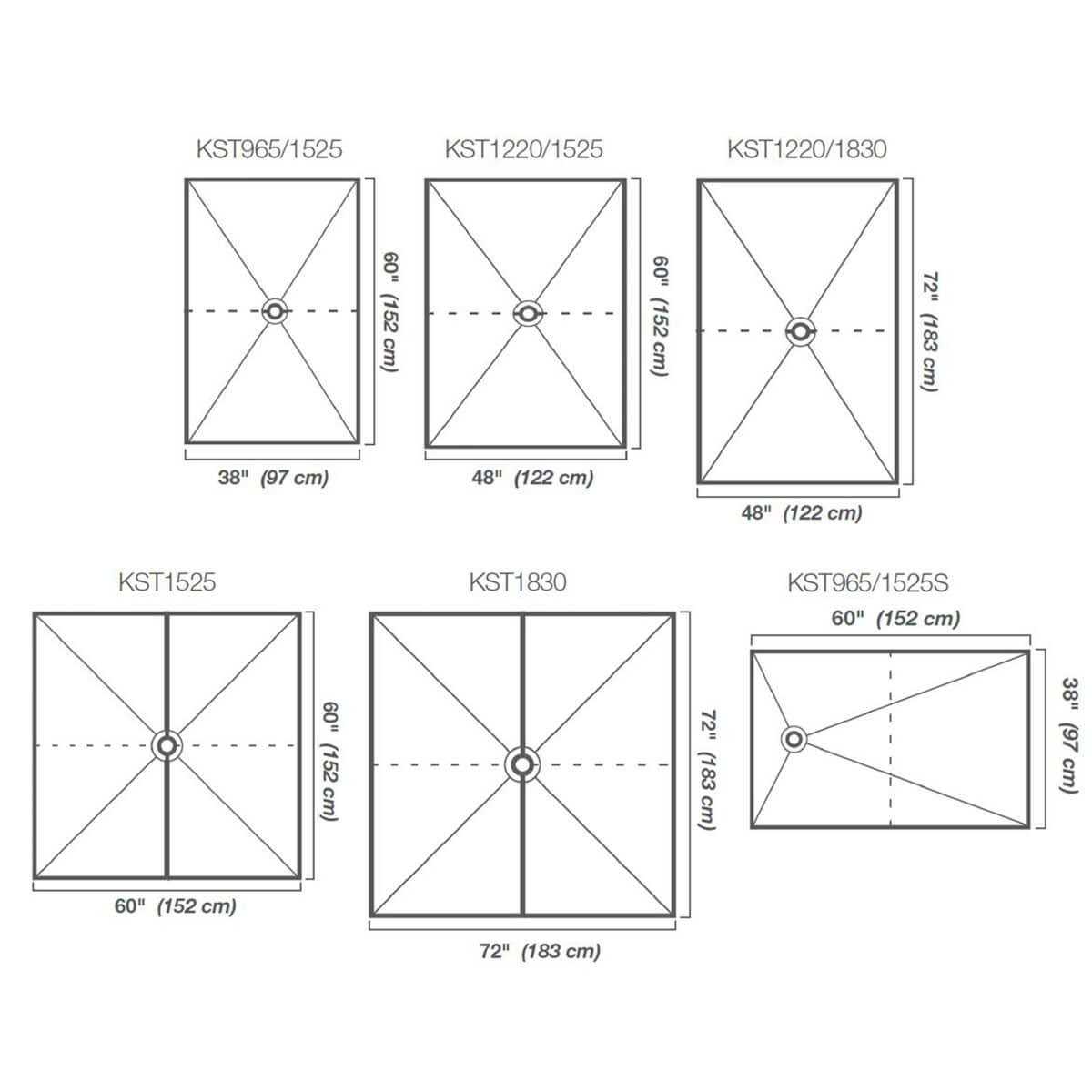 Schluter Kerdi Center Drain Shower Tray - Zenithce