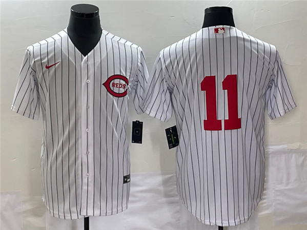 Cincinnati Reds #11 Barry Larkin White Field Of Dreams Stitched Jersey - Zenithce