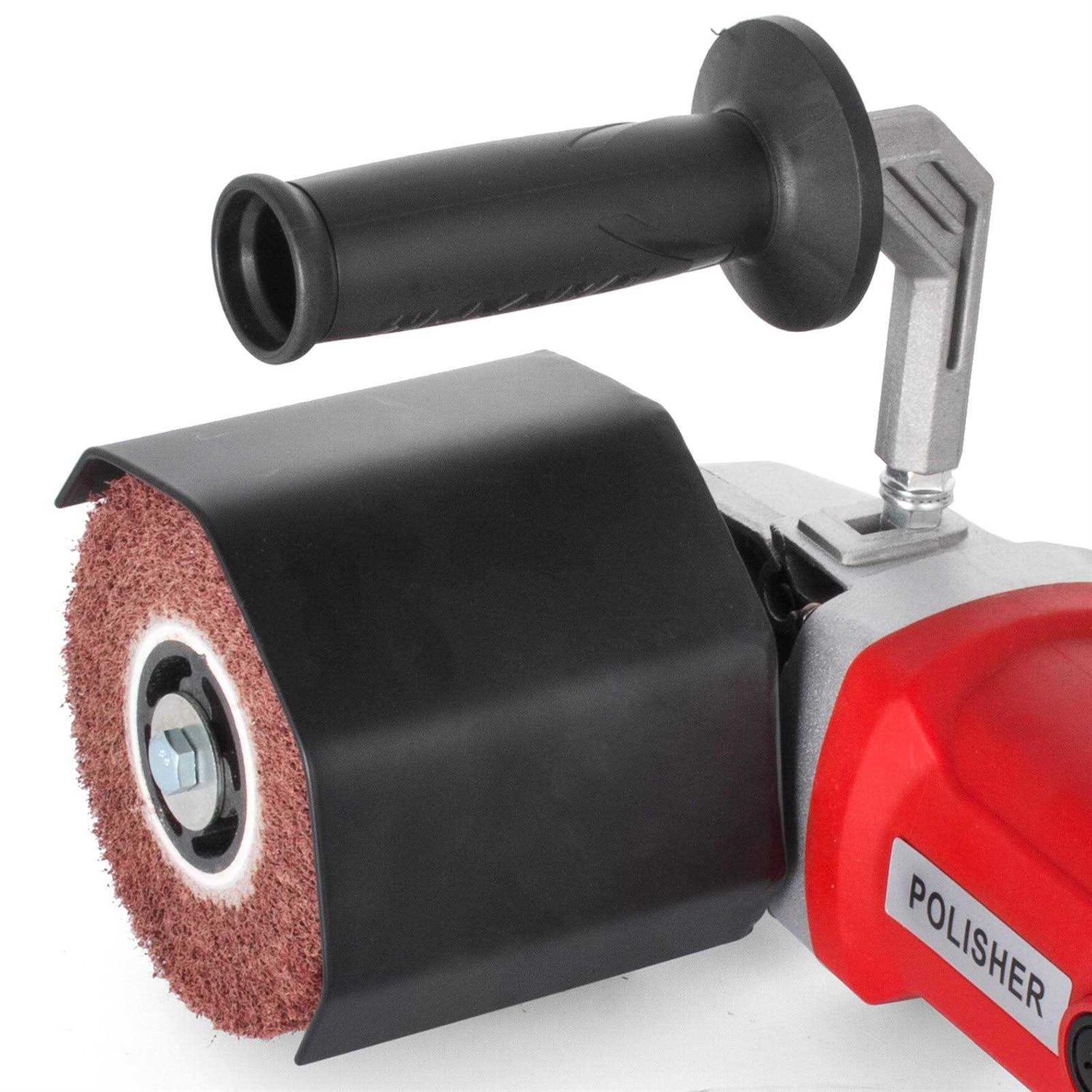 VEVOR Stainless Steel Polisher Handheld Sander Polisher Wheel 1200W Burnishing Machine 4 Polishing Wheels 110V LSJ1200WP4GL00001V1 - Zenithce