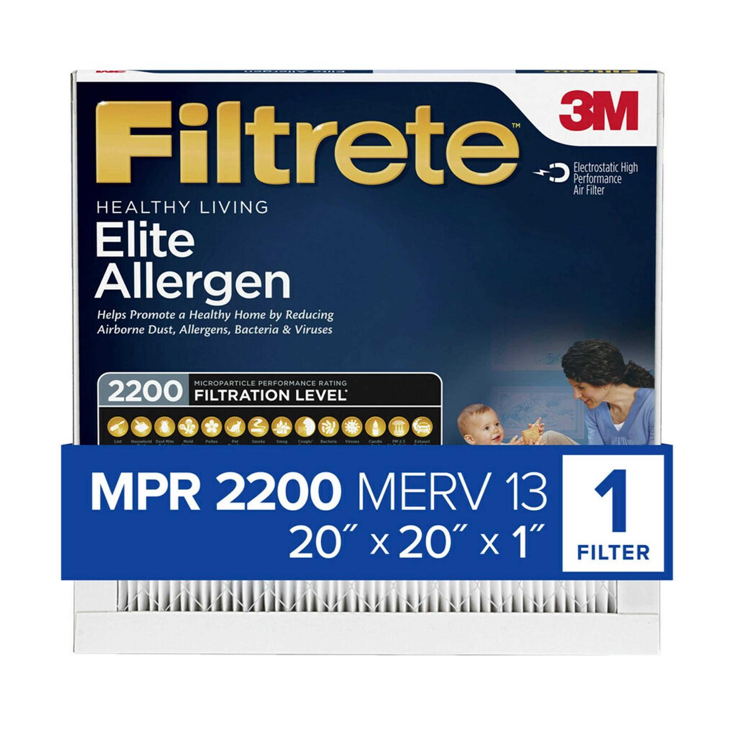 Filtrete Elite Allergen Healthy Living - Zenithce