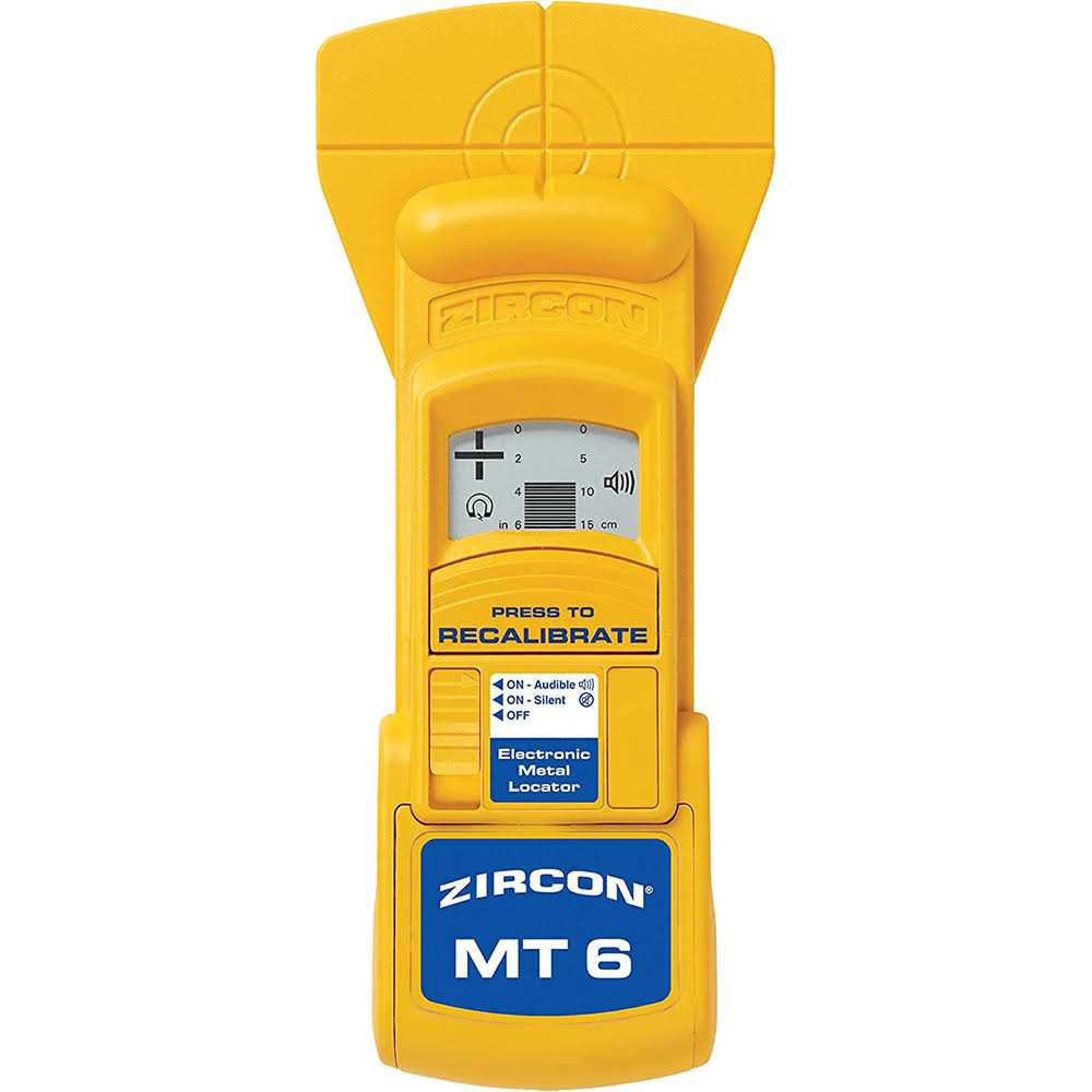 Zircon MetalliScanner MT6 Professional Metal Detector - Zenithce