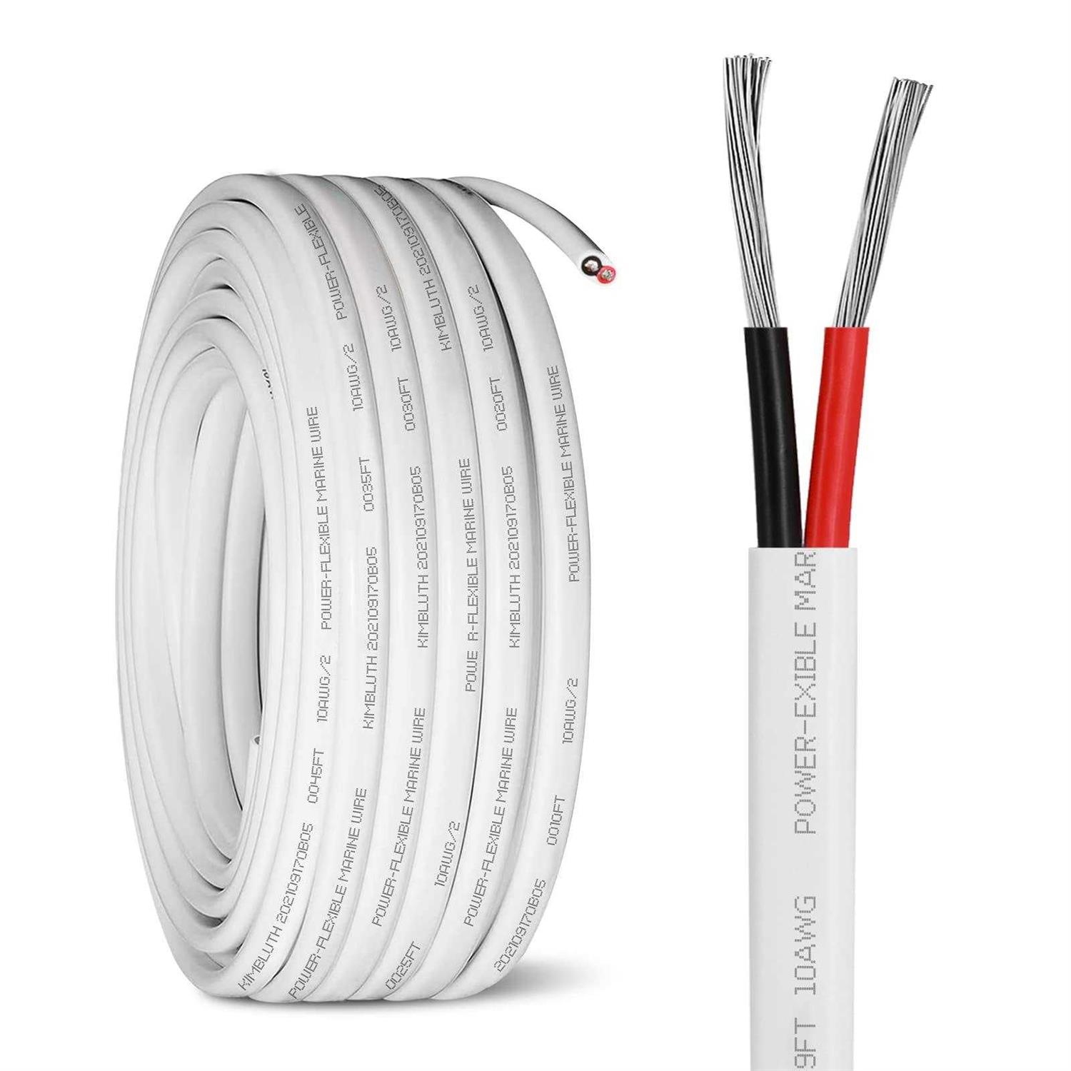 Kimbluth gauge Duplex Marine Wire Tinned copper Boat cable AWg Standard USA OFc Oxygen Free copper Wire for Automoti - Zenithce