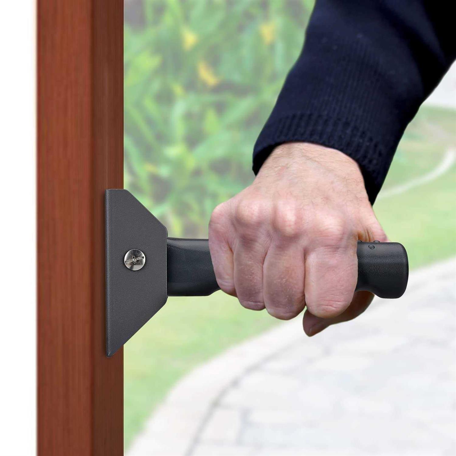 iGuerburn Doorway Flip Assist Handle, Door Assistant Support Grip Handle, Doorway Stair Assist Grab Bar for Elderly or People Who with Balance - Zenithce