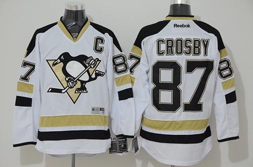 Penguins #87 Sidney Crosby White 2014 Stadium Series Stitched Jersey - Zenithce