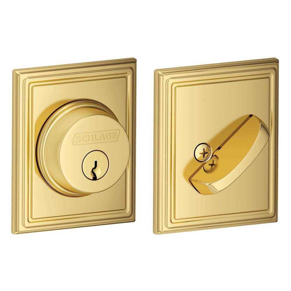 Schlage Addison Single Cylinder Deadbolt - Zenithce