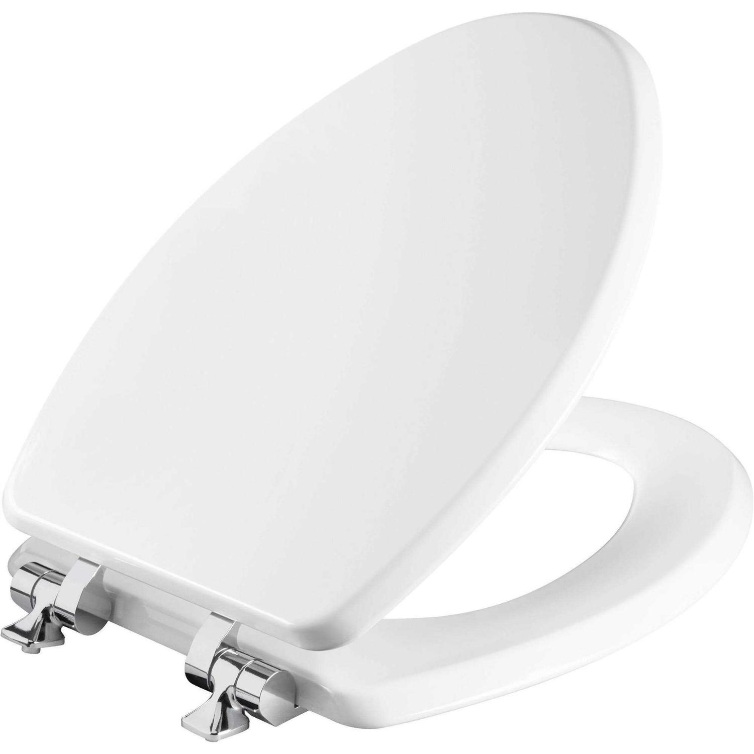 Mayfair Toilet-seat Wood Elongated White - Zenithce