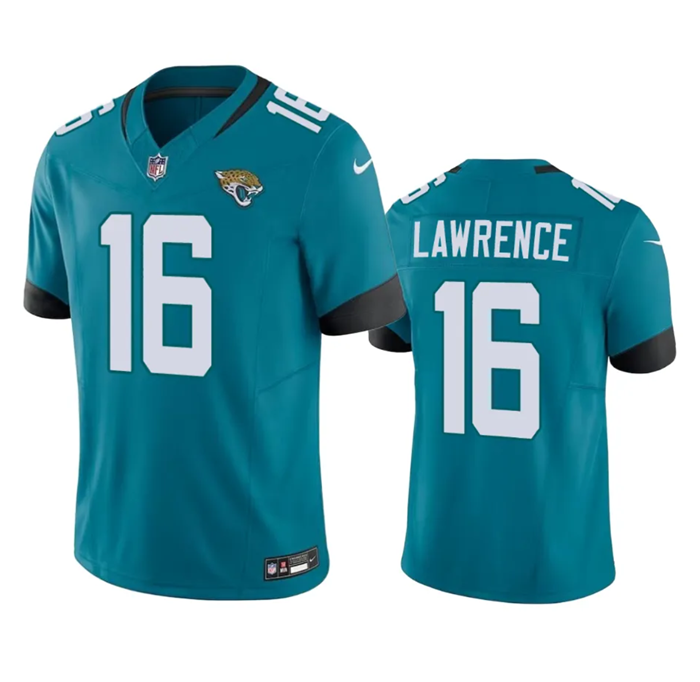 Jacksonville Jaguars #16 Trevor Lawrence Teal 2023 F.U.S.E Vapor Untouchable Limited Stitched Jersey - Zenithce