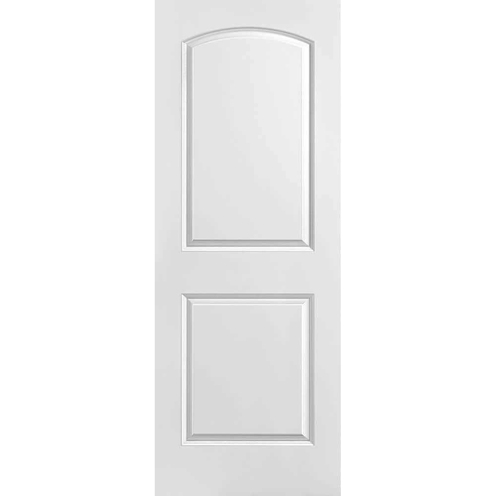 Masonite 80 in. 1 Panel Lincoln Park Hollow-Core Primed Composite Single Prehung Interior Door - Zenithce