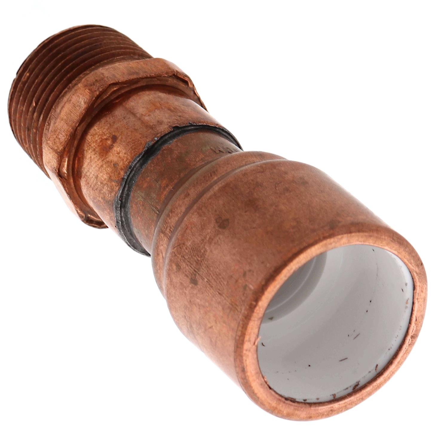 Sioux Chief 645X4P 1 PVC x 1 in. PEX PowerPex Copper Straight Adapter - Zenithce