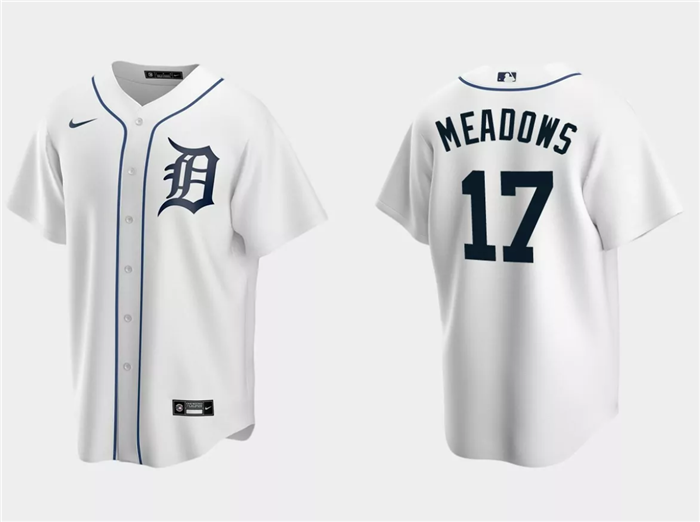 Detroit Tigers #17 Austin Meadows White Cool Base Stitched Jersey - Zenithce
