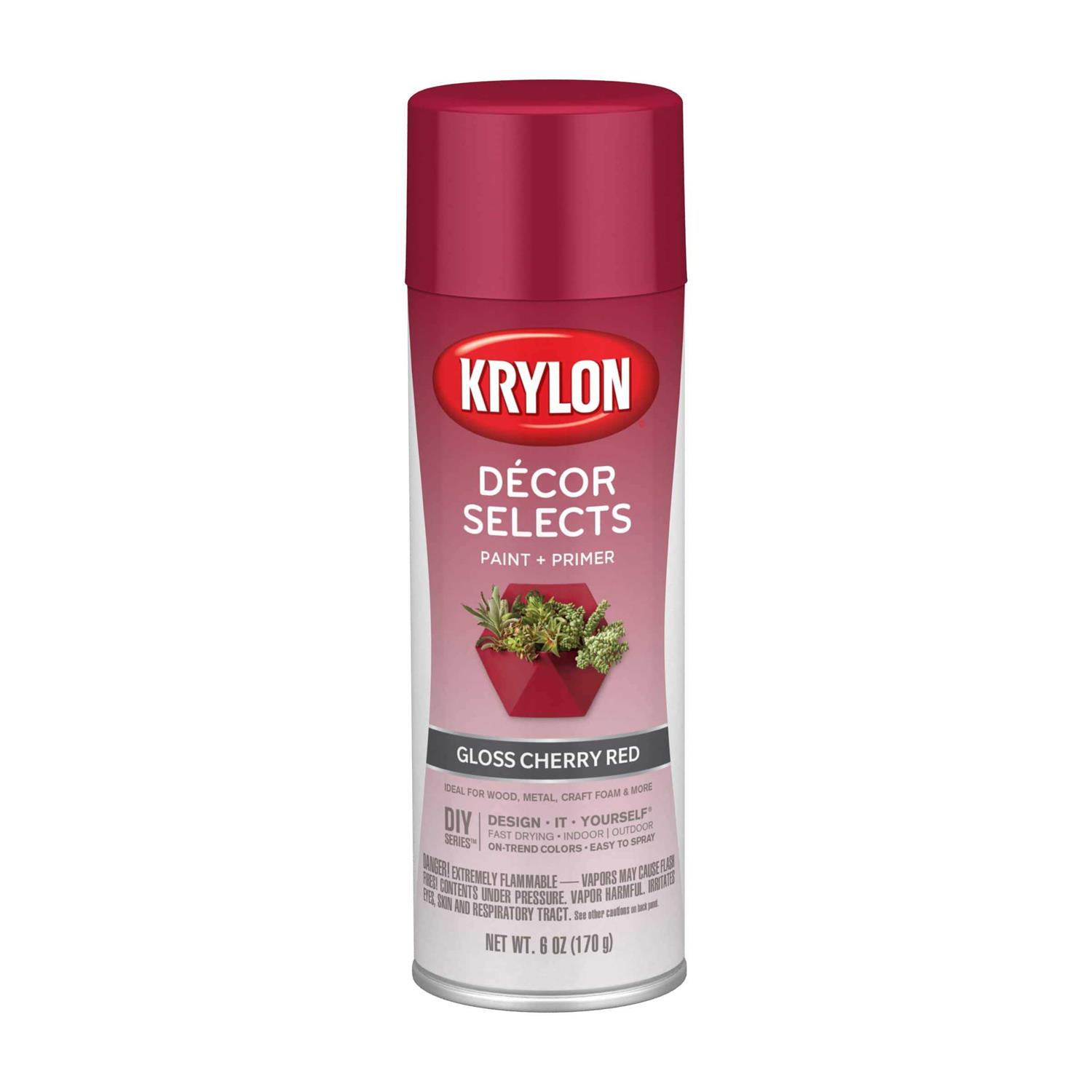 Krylon Cranberry Red Stained Glass Spray Paint - Zenithce