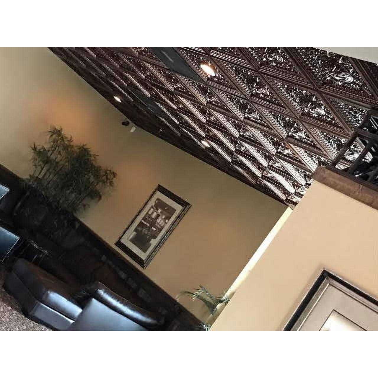 From Plain To Beautiful In Hours 505-raised Panel 2 ft. x 2 ft. PVC Lay-in Ceiling Tile - Zenithce