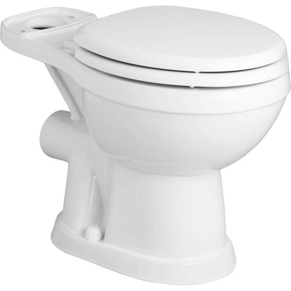 Saniflo SAN097 Saniflush Elongated Toilet Bowl Only – Less Seat – White - Zenithce