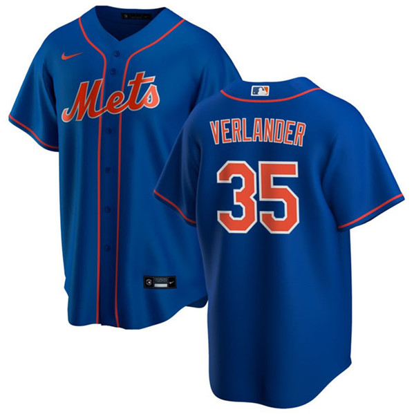 New York Mets #35 Justin Verlander Royal Cool Base Stitched Jersey - Zenithce