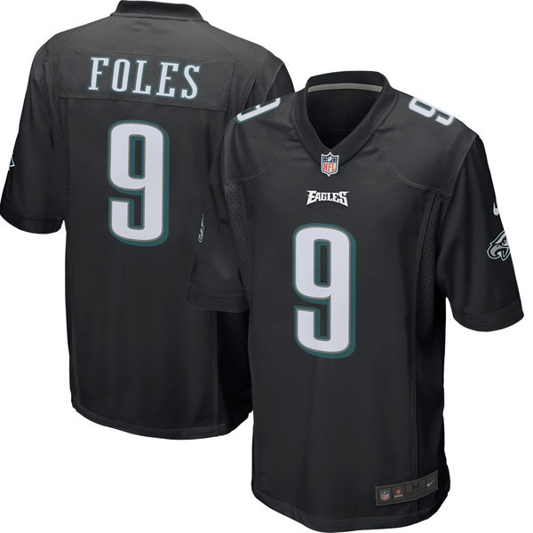 Philadelphia Eagles #9 Nick Foles Black Game Event Stitched Jersey - Zenithce
