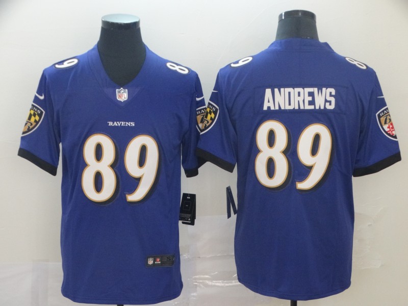 Baltimore Ravens #89 Mark Andrews Blue Vapor Untouchable Limited Jersey - Zenithce