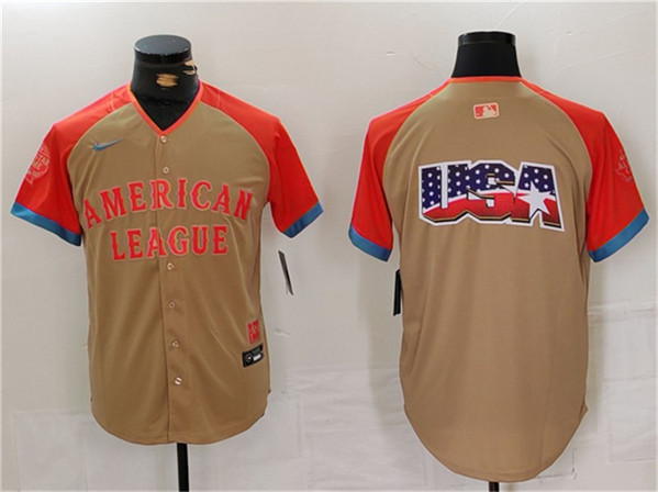 American League Cream 2024 All-Star Big Logo Limited Stitched Jersey - Zenithce