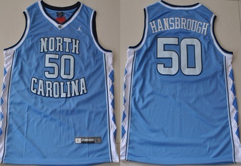 North Carolina Tar Heels #50 Tyler Hansbrough Light Blue Swingman Jersey - Zenithce