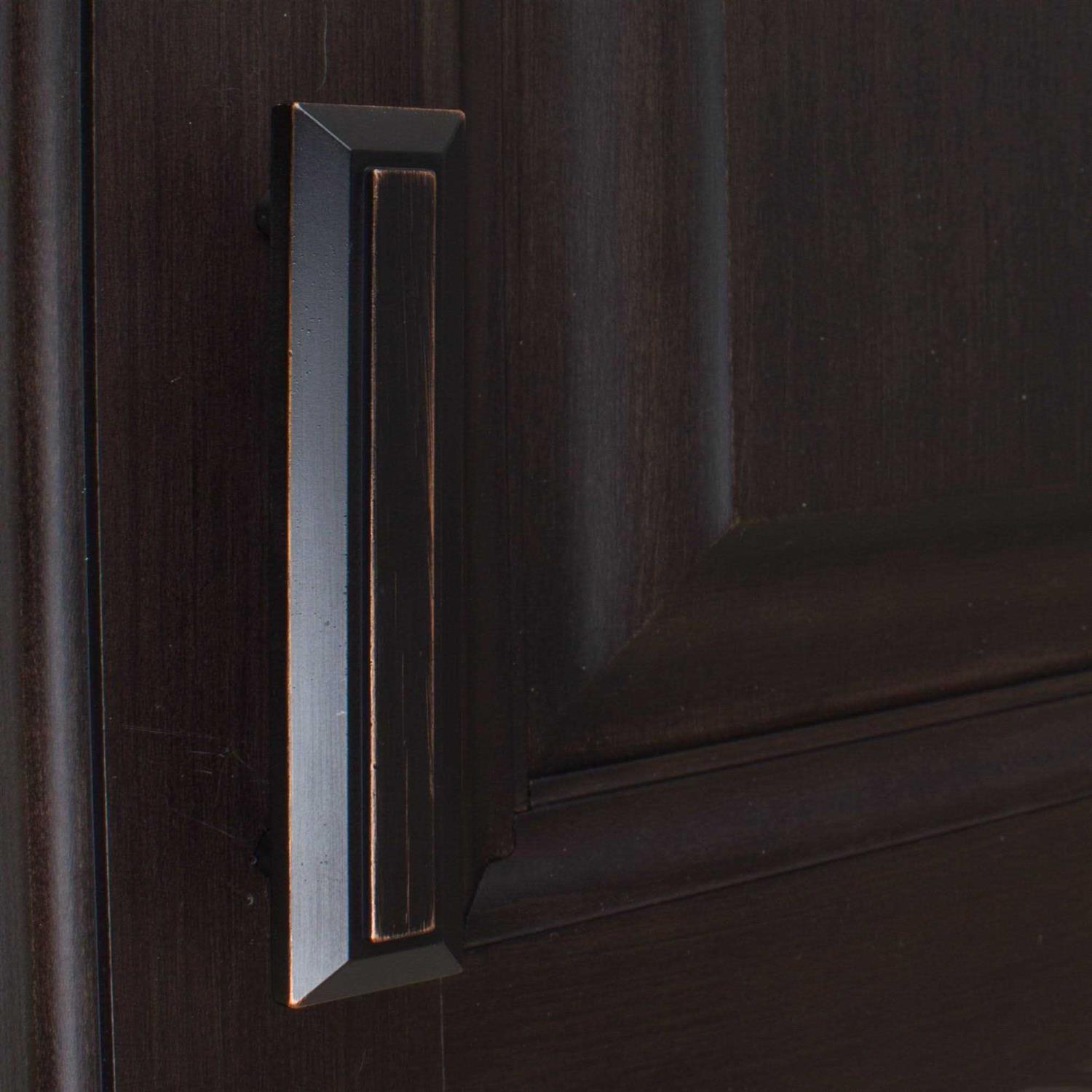 GlideRite 22 in. Bottom Mount V-Notch Epoxy Euro Self Close Drawer Slides - Zenithce