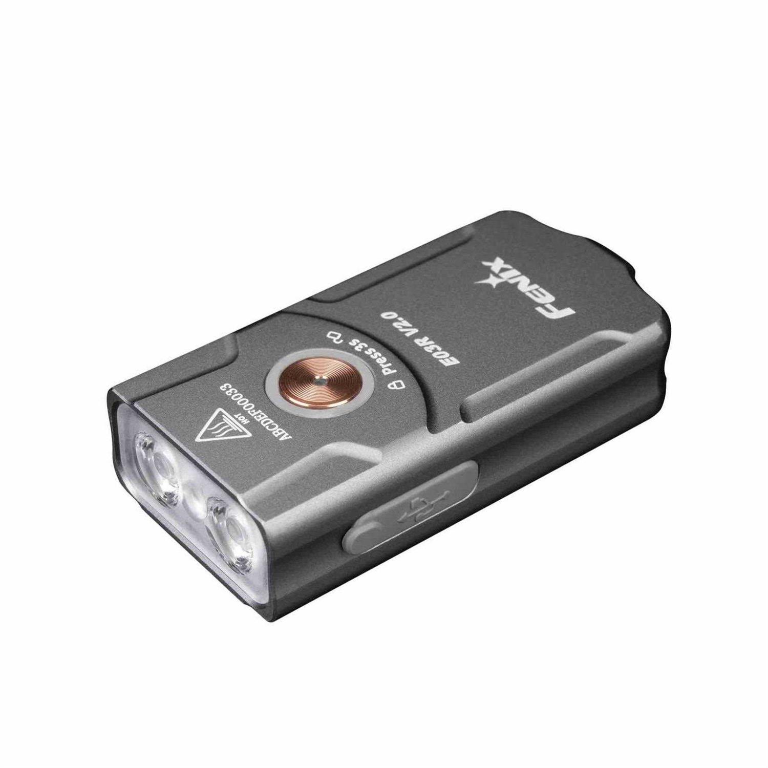 Fenix E02R Rechargeable Flashlight - Zenithce