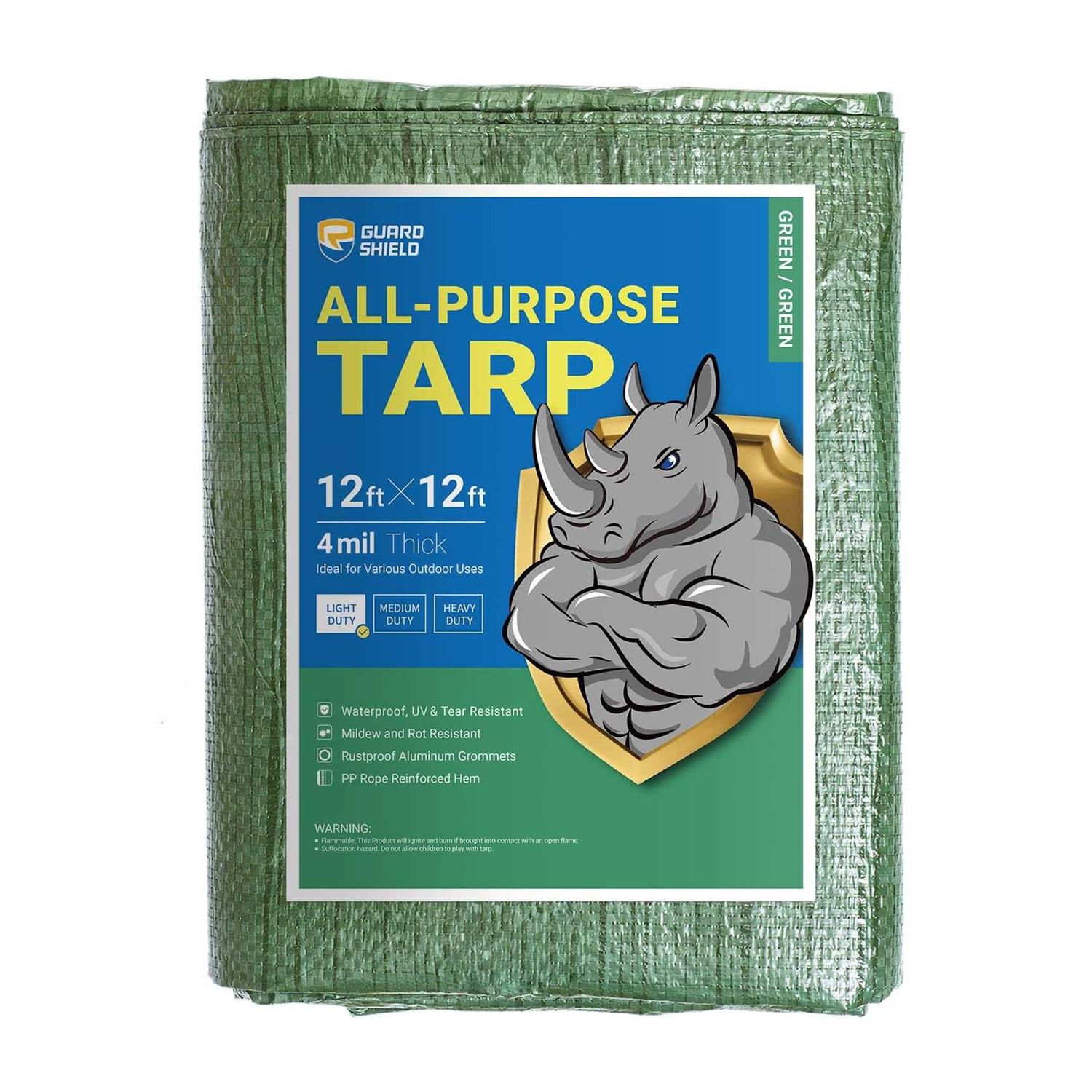 Guard Shield Tarp Multi Purpose Waterproof Poly Tarp Cover - Zenithce