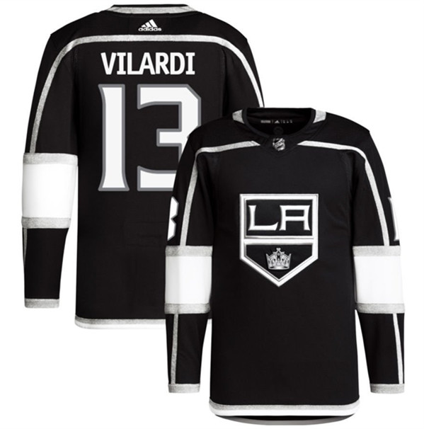 Los Angeles Kings #13 Gabriel Vilardi Black Stitched Jersey - Zenithce
