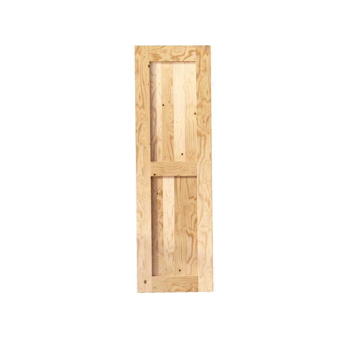 Paneled Wood Unfinished Barn Door without Installation Hardware Kit Homacer - Zenithce