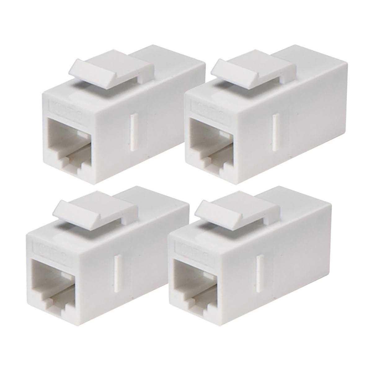 Revo Rj45 Female to Female Keystone Style Indoor Network Coupler - Zenithce