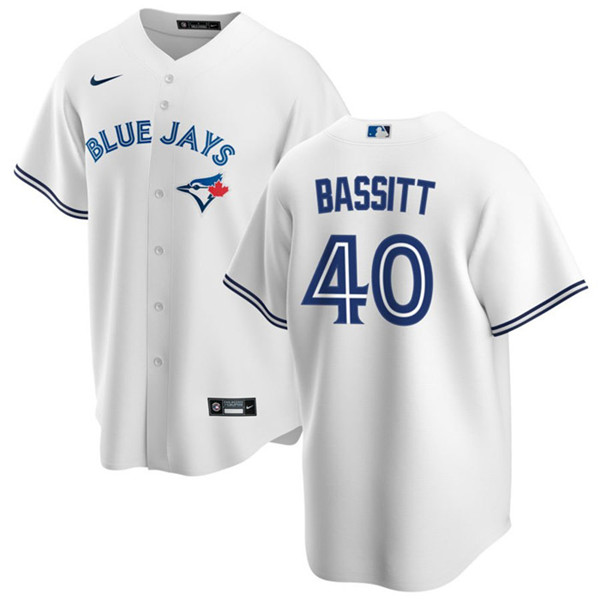 Toronto Blue Jays #40 Chris Bassitt White Cool Base Stitched Jersey - Zenithce