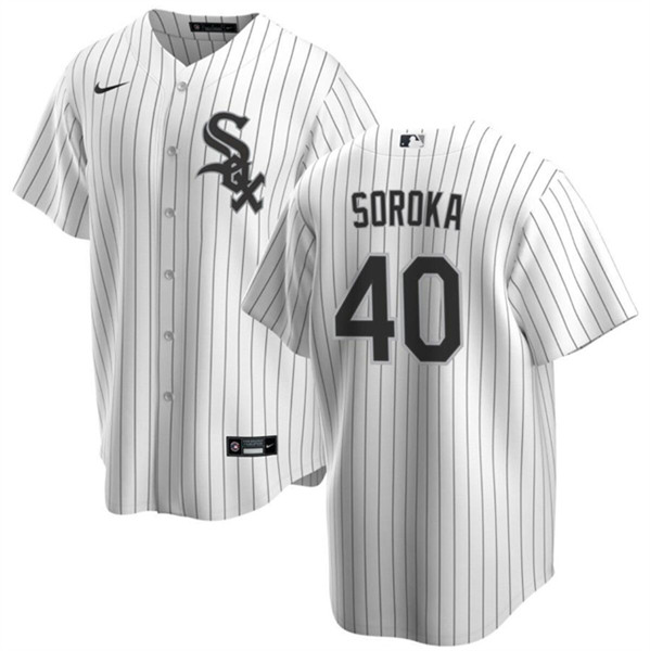 Chicago White Sox #40 Michael Soroka White Cool Base Stitched Jersey - Zenithce