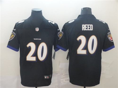 Baltimore Ravens #20 Ed Reed Black Vapor Untouchable Jersey - Zenithce