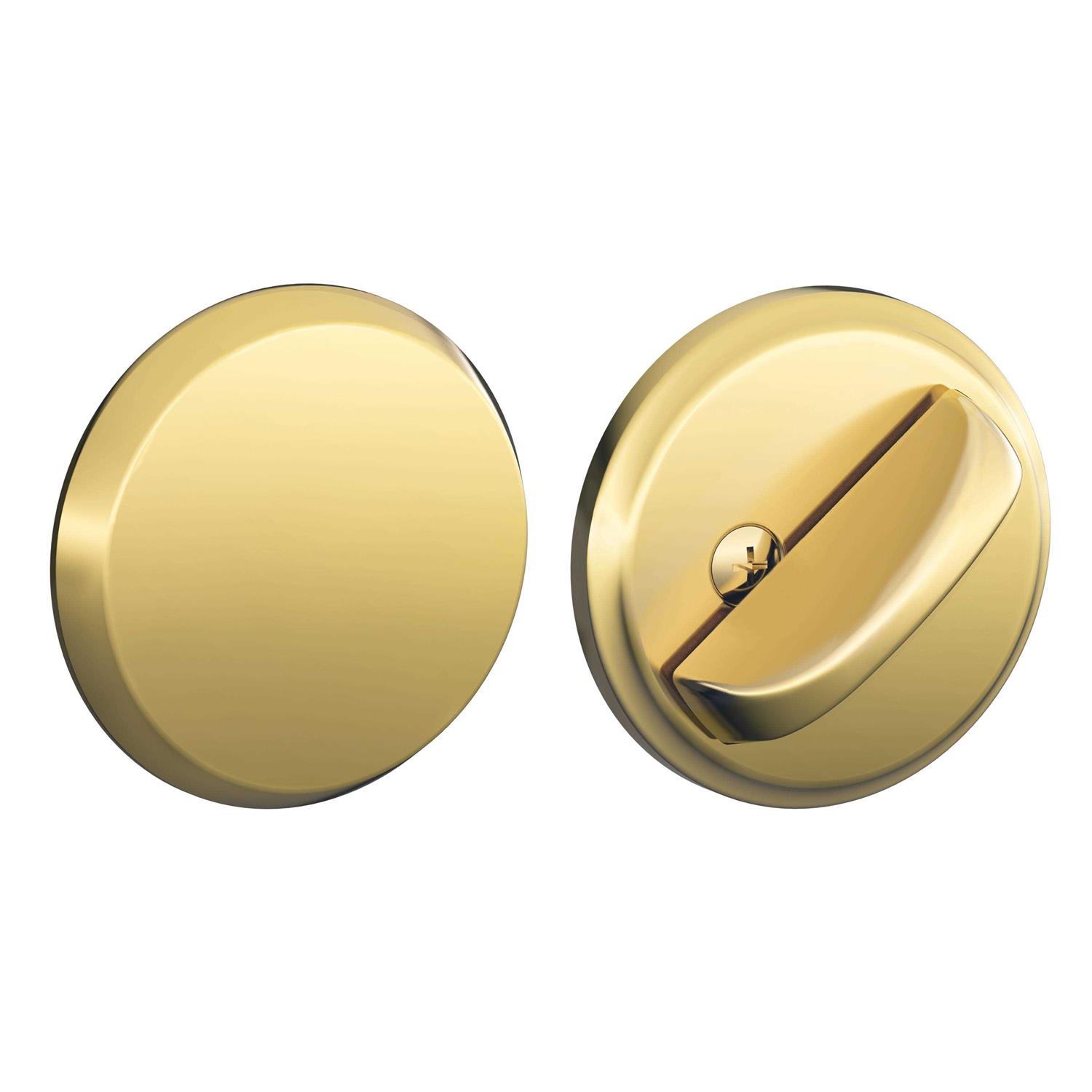 Schlage One-Sided Deadbolt with Exterior Plate - Zenithce