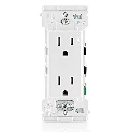 Leviton Decora Edge 15A Single Pole Rocker Switch White 3014211 - Zenithce