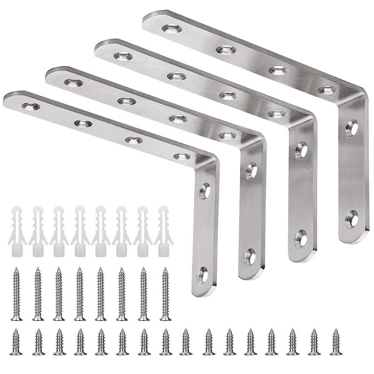 yumore Gas Struts 200n/30lb Heavy Duty Support Hinges Automatic Slow Lowering Safety Pneumatic for Cabinets Wooden Box Toy Chest - Zenithce