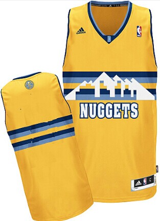 Denver Nuggets Blank Yellow Swingman Jersey - Zenithce