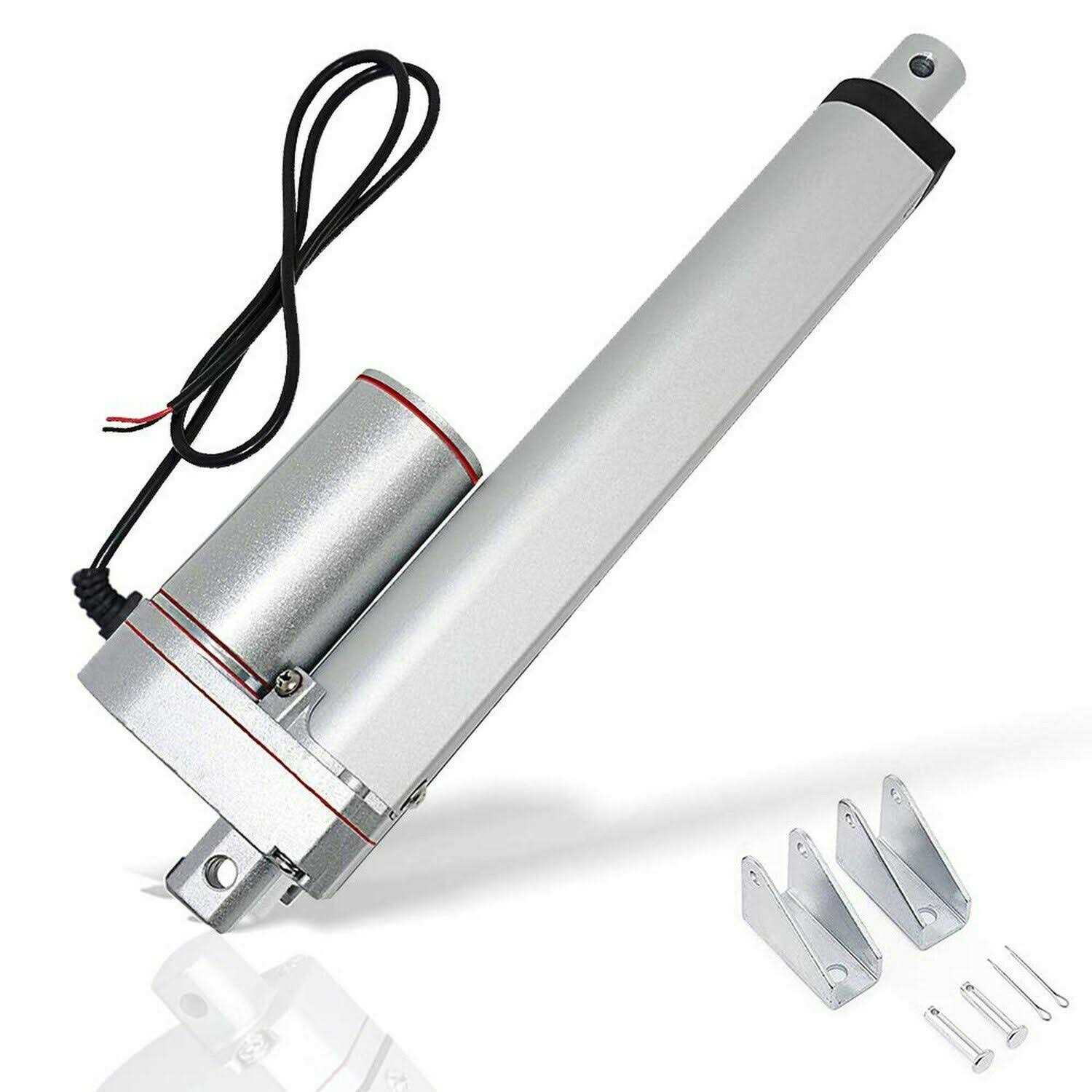 Eco-worthy Stroke Linear Actuator 330lbs Maximum Lift with Mounting Brackets - Zenithce
