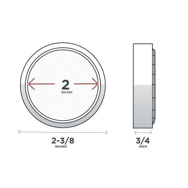 The Plumber’s Choice 2 in. Escutcheon Plate PVC Split Flange - Zenithce