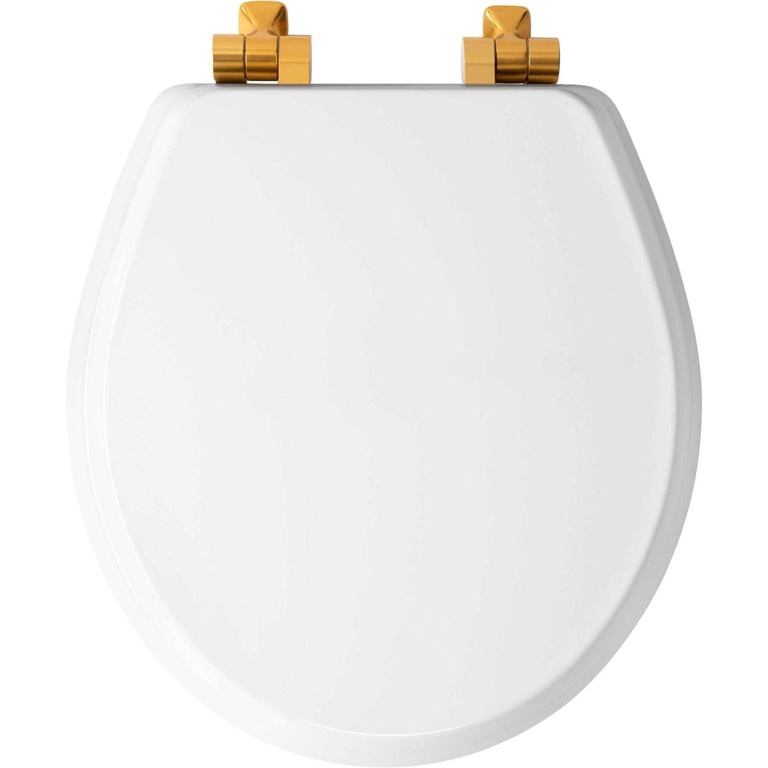 Mayfair Toilet Seat Round Wood 22EC-000 - Zenithce