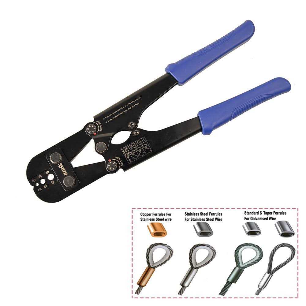 Iwiss Pex Pipe Crimping Tool Kit for 3/8,1/2,3/4,1 inch Copper Ring with Free Gauge&Pex Pipe Cutter Meet ASTM F1807 and Portable - Zenithce