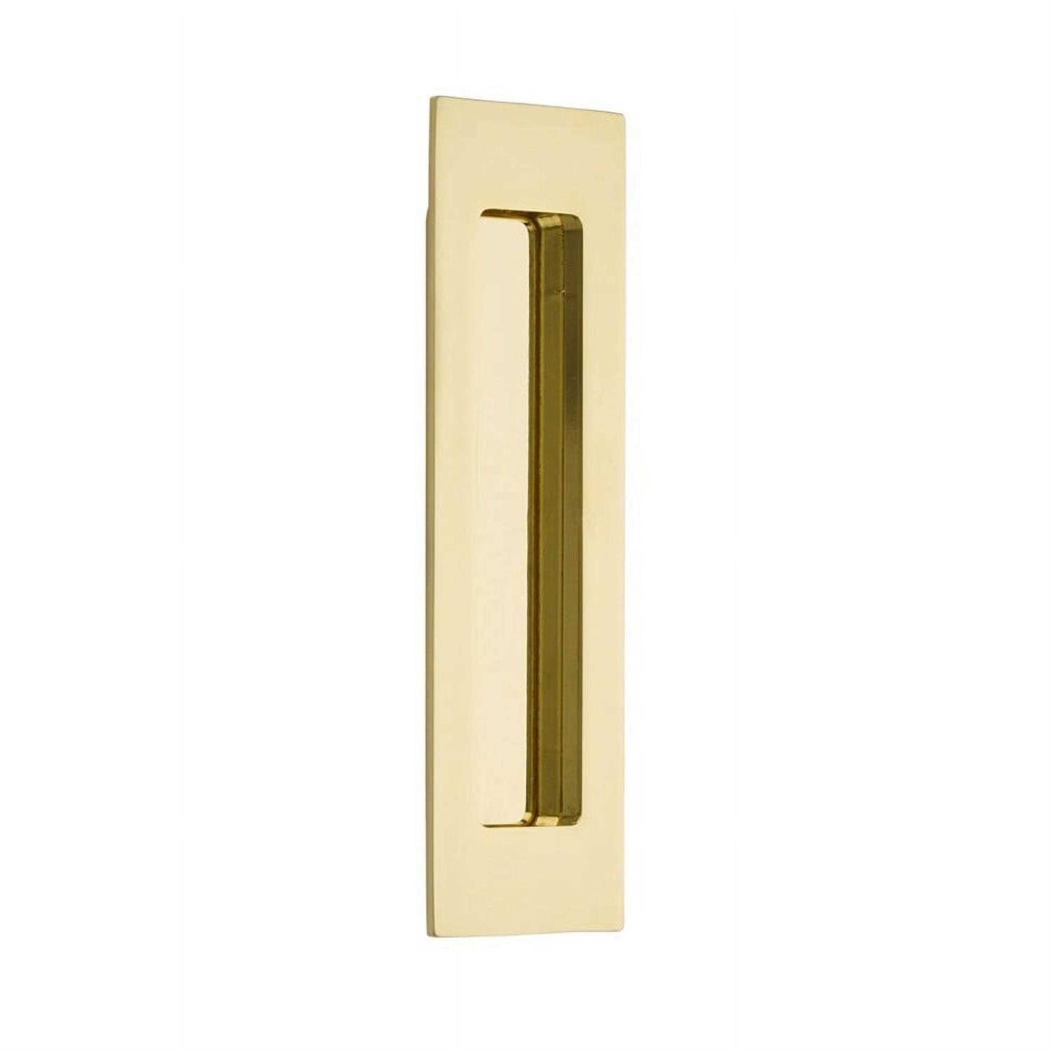 Emtek 2156US15-1 3/8 Narrow Modern Rectangular 7-1/4 Tall Inactive Dummy Pocket Door Pull - Zenithce